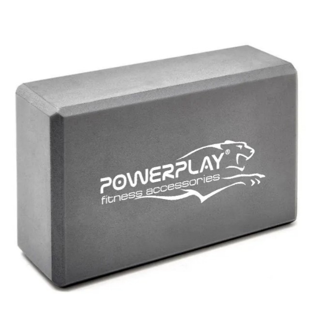 Блоки для йоги PowerPlay 4006 Yoga Brick EVA 2 шт Сірі (PP_4006_Grey_2in)