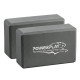 Блоки для йоги PowerPlay 4006 Yoga Brick EVA 2 шт Сірі (PP_4006_Grey_2in)