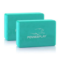 Блоки для йоги PowerPlay 4006 Yoga Brick EVA 2 шт М'ятні (PP_4006_Mint_2in)