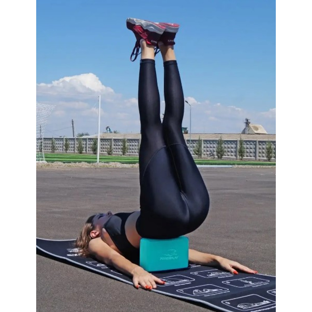 Блоки для йоги PowerPlay 4006 Yoga Brick EVA 2 шт М'ятні (PP_4006_Mint_2in)