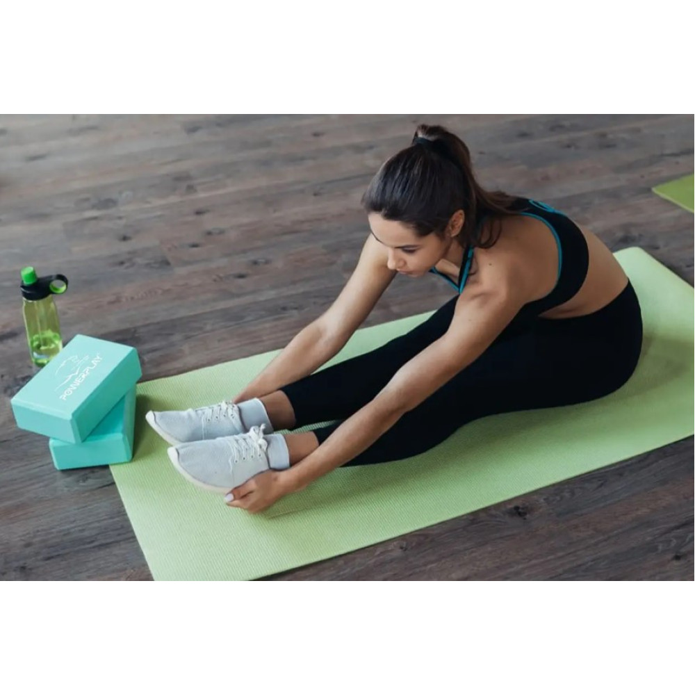 Блок для йоги PowerPlay 4006 Yoga Brick М'ятний (PP_4006_Mint_Yoga_Brick)