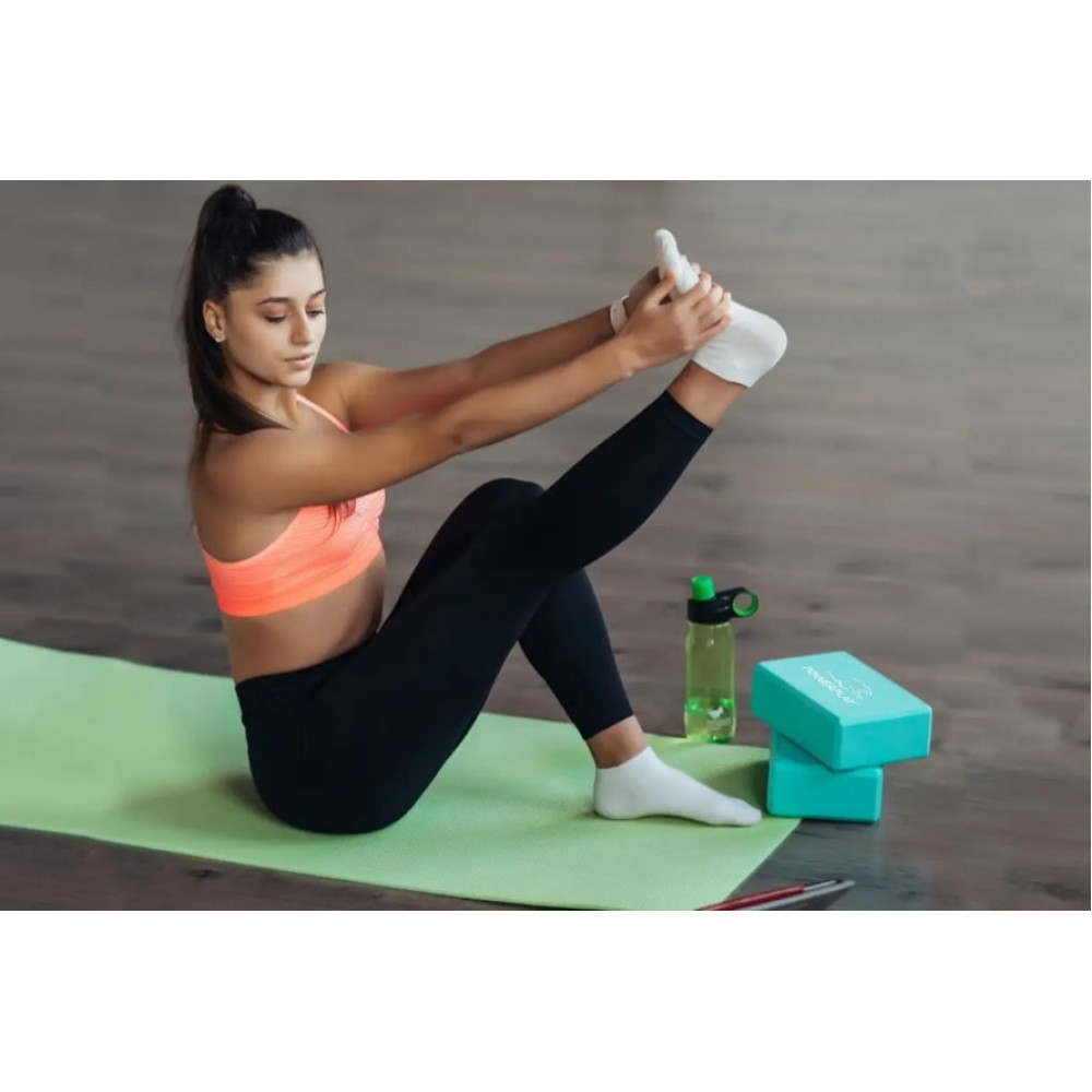 Блок для йоги PowerPlay 4006 Yoga Brick М'ятний (PP_4006_Mint_Yoga_Brick)