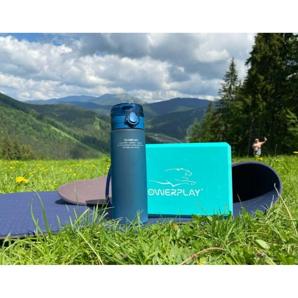 Блок для йоги PowerPlay 4006 Yoga Brick М'ятний (PP_4006_Mint_Yoga_Brick)