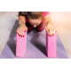 Блок для йоги PowerPlay 4006 Yoga Brick Рожевий (PP_4006_Pink_Yoga_Brick)