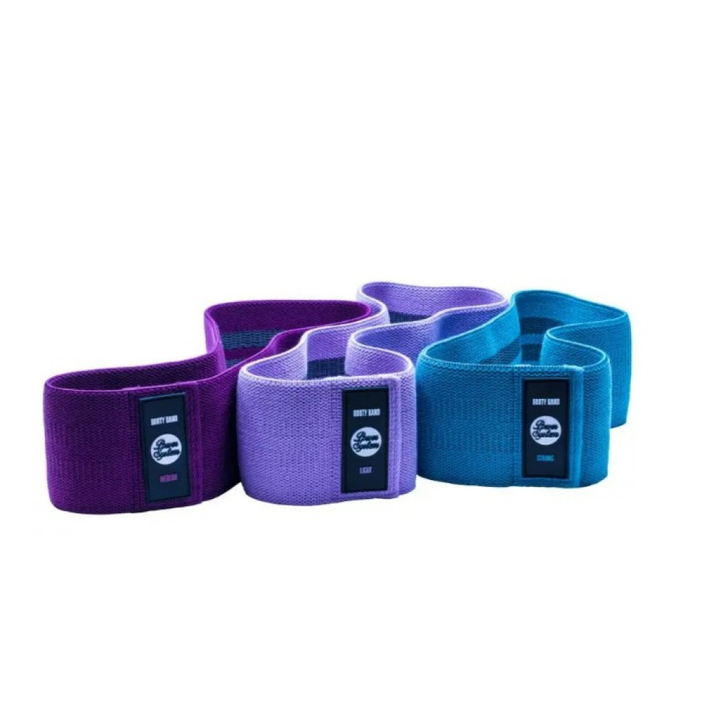 Набір тканевих гумок для фітнесу та спорту Power System PS-4097 Booty Band Set 3 шт (4097MX-9)