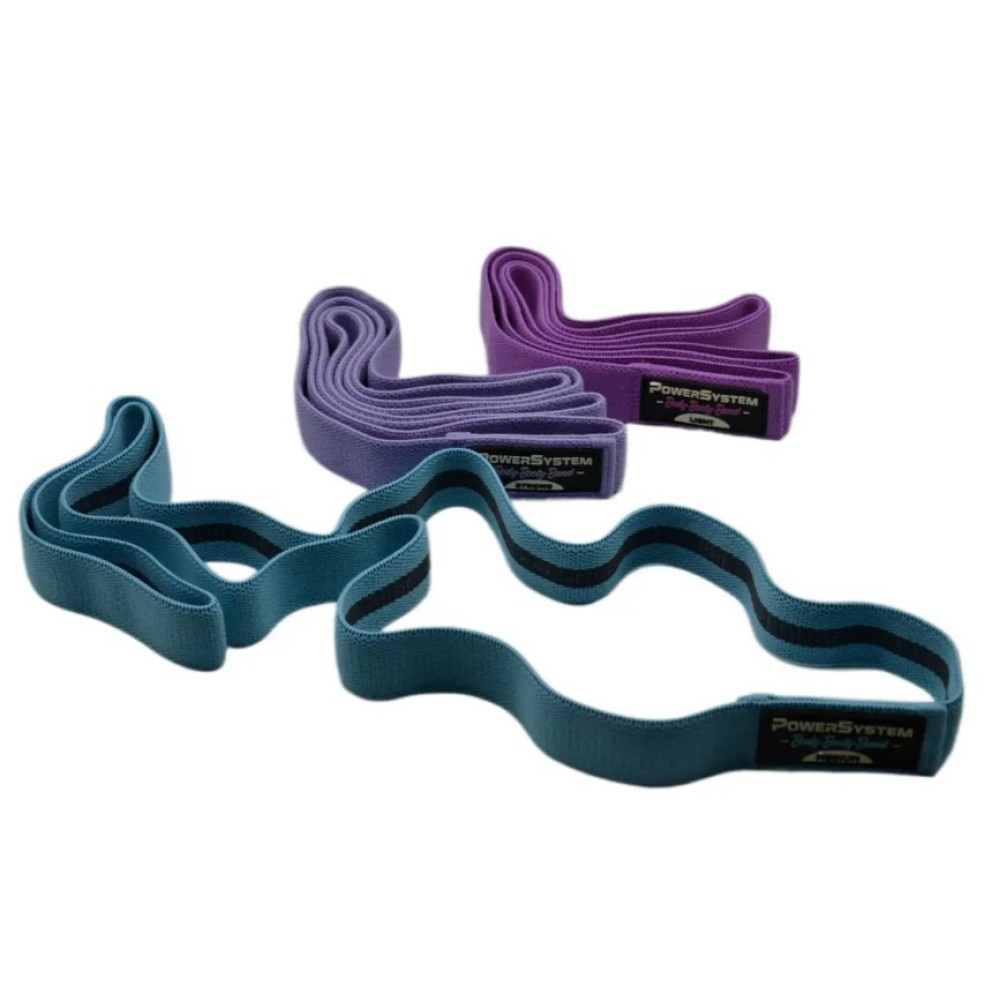 Набір тканевих гумок Power System PS-4129 Booty Band Set Long 3 шт (4129MX-9)