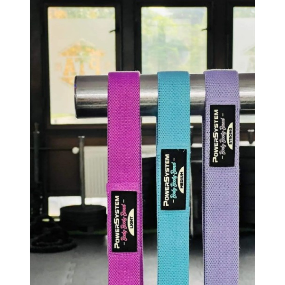 Набір тканевих гумок Power System PS-4129 Booty Band Set Long 3 шт (4129MX-9)