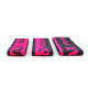 Набор тканевых резинок для фитнеса и спорта MadMax MFA-305 Hiploop 3 шт Grey/Pink (MFA-305-3set)