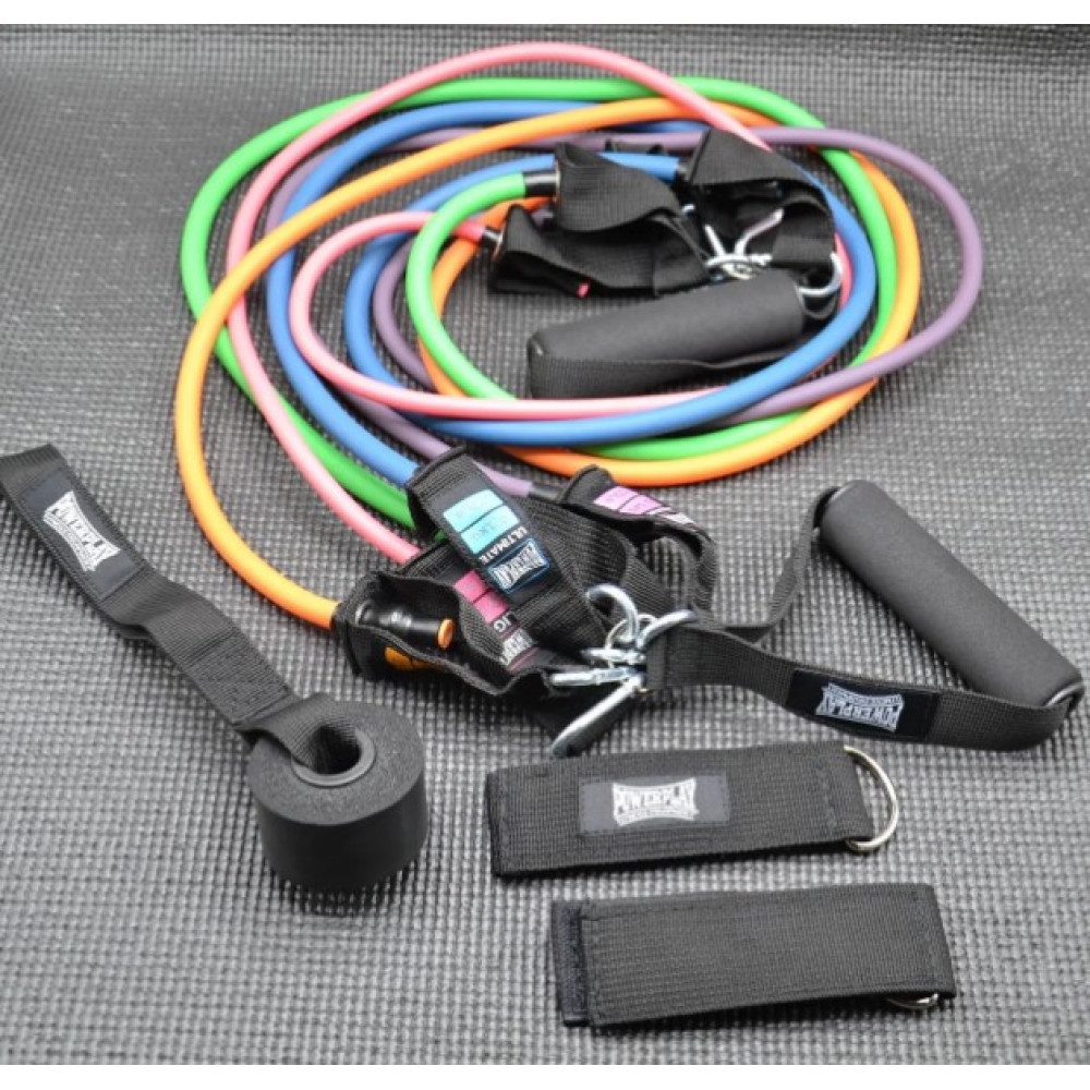 Набір трубчастих еспандерів PowerPlay PP-4102 Expander Set 5 шт (до 35 кг.) (PP-4102_5set)