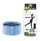 Тканева гумка для фітнесу та спорту PowerPlay 4111 Hip Band M Medium Блакитна (d_76cm) (PP_4111_Blue_M)