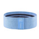 Тканева гумка для фітнесу та спорту PowerPlay 4111 Hip Band M Medium Блакитна (d_76cm) (PP_4111_Blue_M)