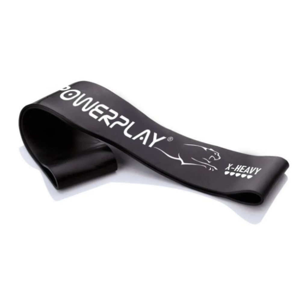 Гумки для фітнесу (стрічка-еспандер) PowerPlay 4113 Mini Power Band Set набір із 3 шт (опір від 10-20 кг) (PP_4113_3in_B/R/B)