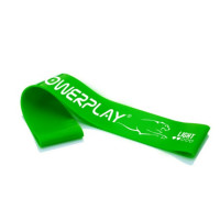 Резинка для фітнесу (стрічка-еспандер) PowerPlay 4113 Mini Power Band 0.6 мм Зелена (опір 1-5 кг) (PP_4113_Green)