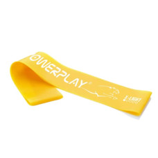 Резинка для фитнеса (лента-эспандер) PowerPlay 4113 Mini Power Band 0.4 мм Желтая (сопротивление 1-3 кг) (PP_4113_Yellow)