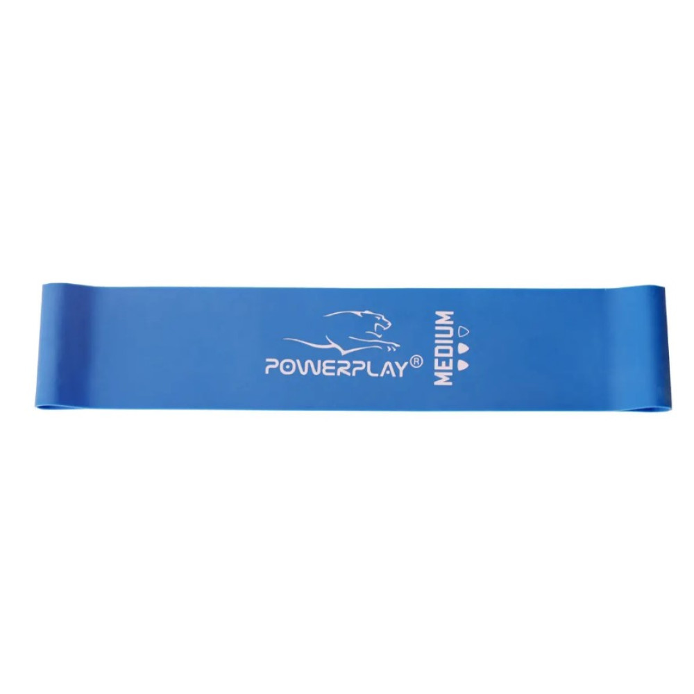 Резинка для фітнесу PowerPlay 4114 Mini Power Band 1 мм Medium Сіня (7.5 кг) (PP_4114_Blue_Medium)