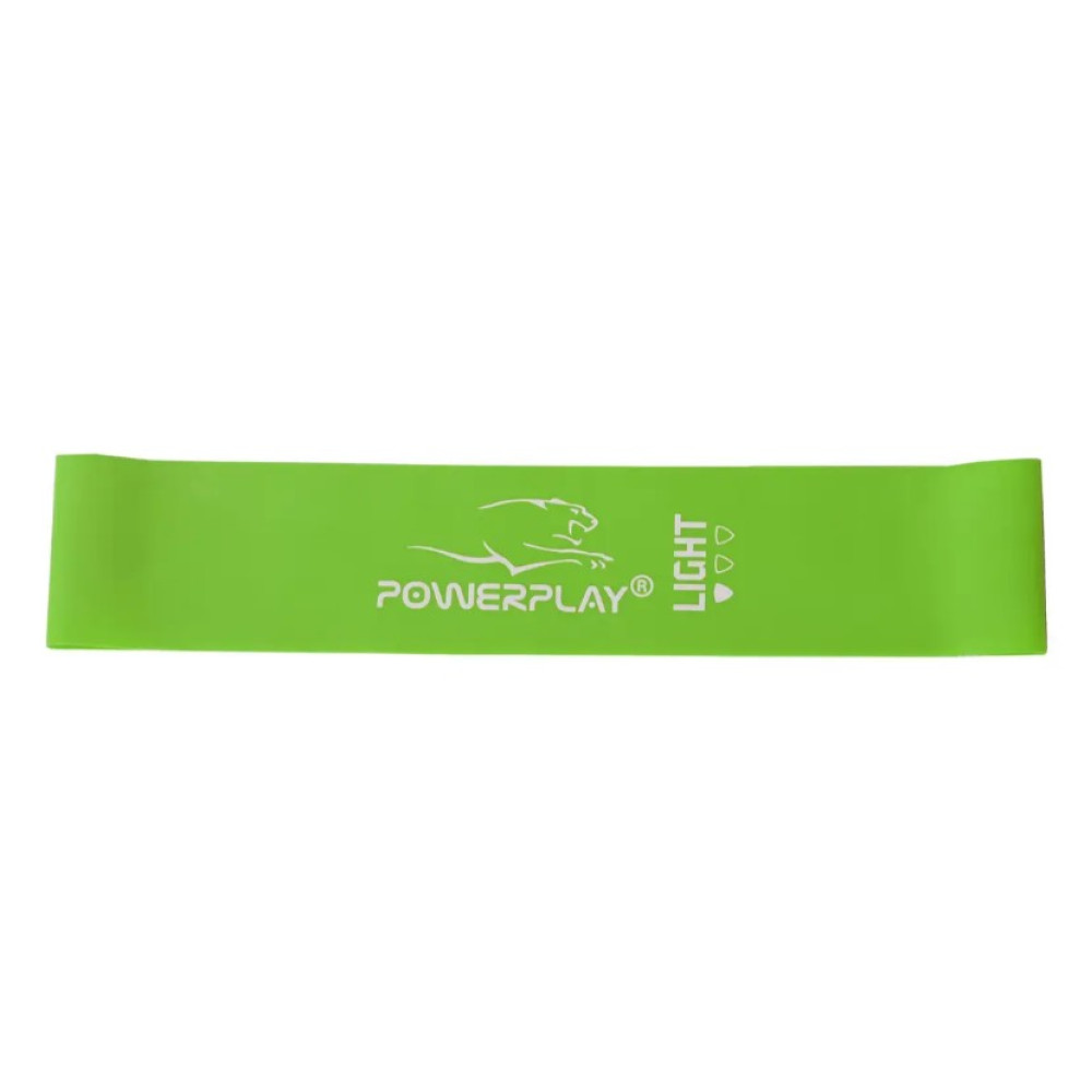 Резинка для фитнеса PowerPlay 4114 Mini Power Band 0.8 мм Light Зеленая (5.5 кг) (PP_4114_Green_Light)