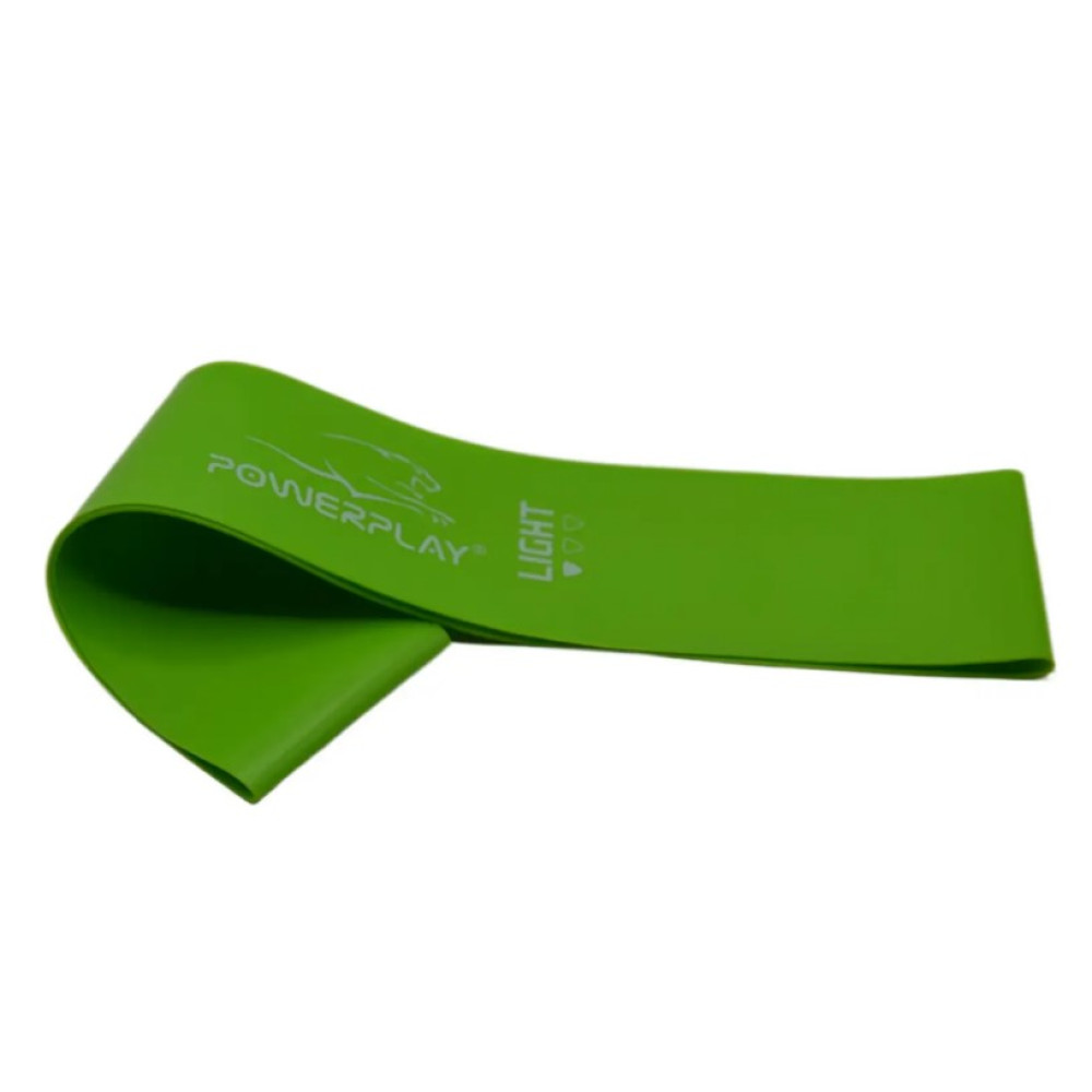 Резинка для фитнеса PowerPlay 4114 Mini Power Band 0.8 мм Light Зеленая (5.5 кг) (PP_4114_Green_Light)