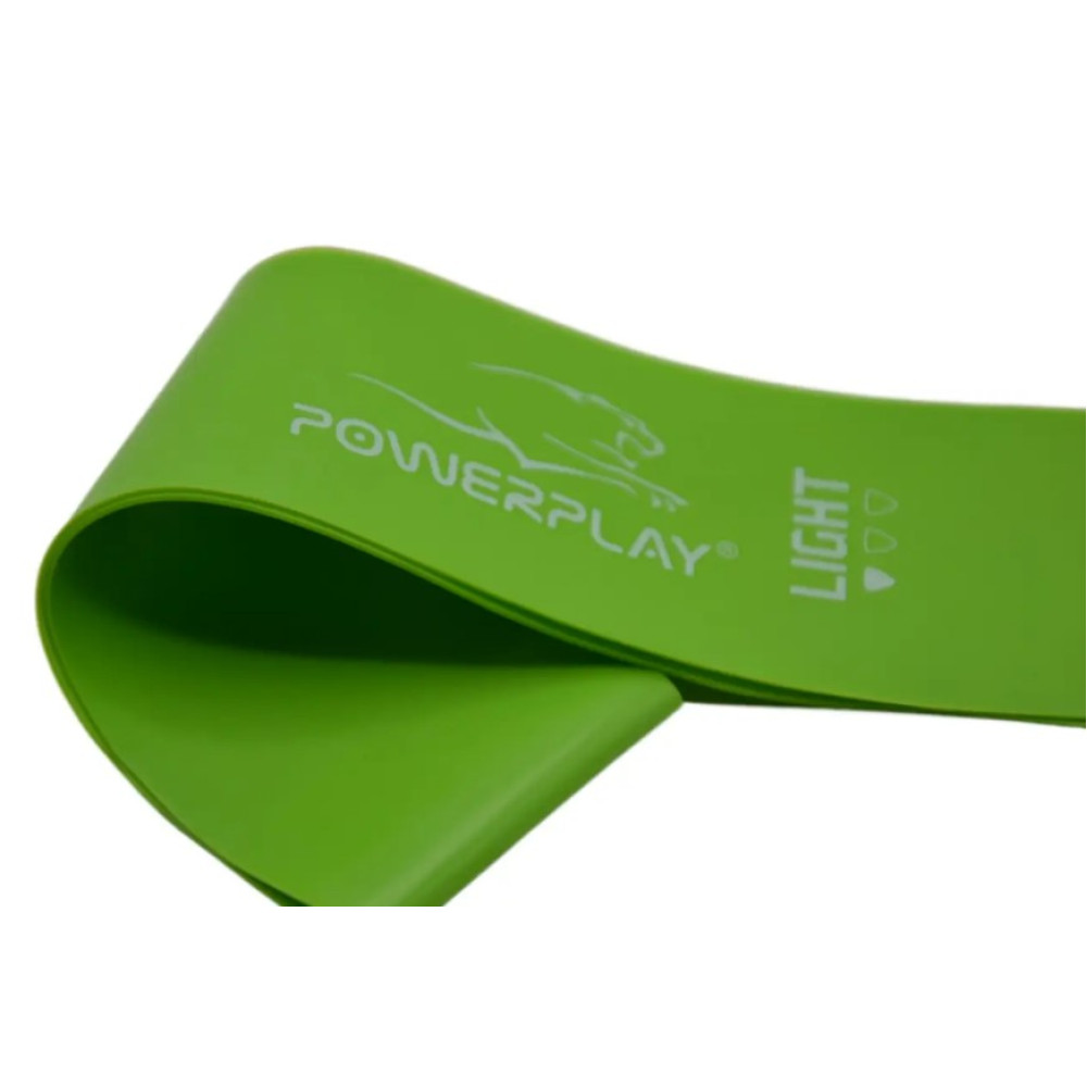 Резинка для фитнеса PowerPlay 4114 Mini Power Band 0.8 мм Light Зеленая (5.5 кг) (PP_4114_Green_Light)