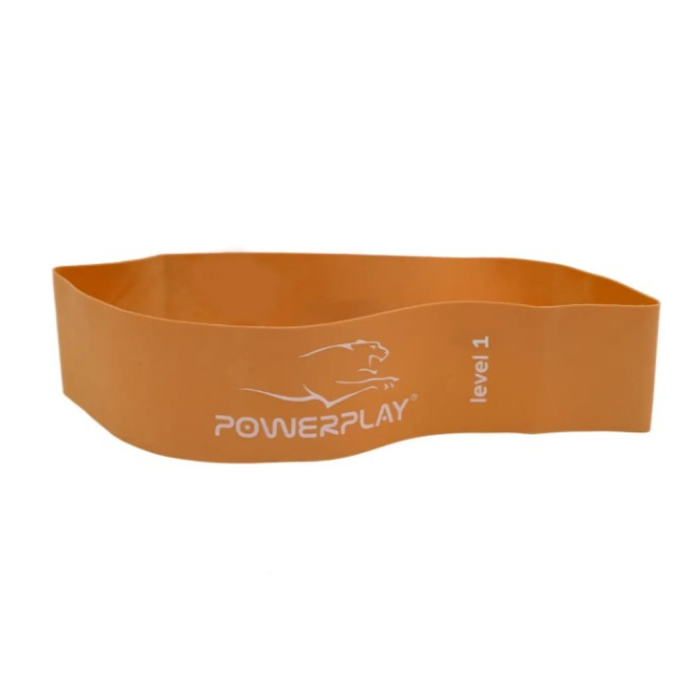 Резинка для фитнеса PowerPlay 4140 Level 1 Stretch Band (1-5 кг) Оранжевая (PP_4140_Orange)