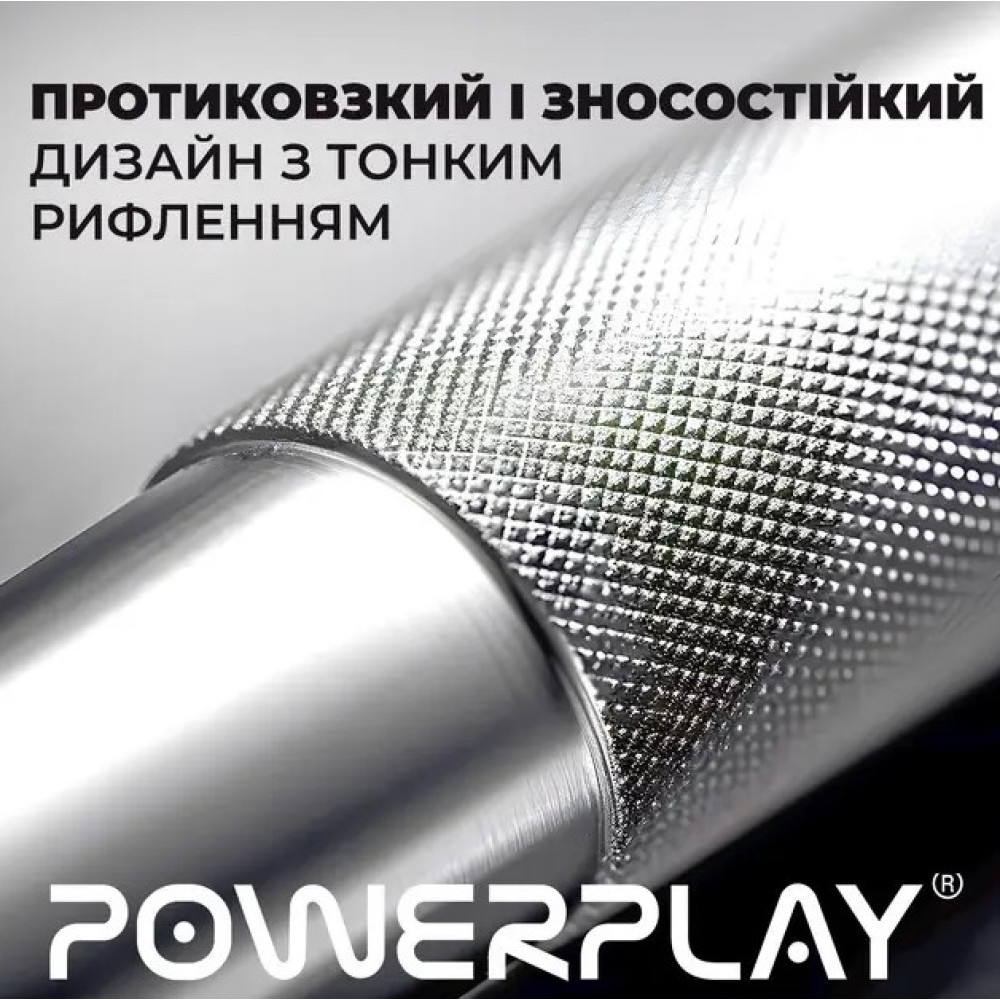 Еспандер-ножиці алюмінієвий PowerPlay 4322 (68 кг) Hand Grip Срібний (PP_4322_68kg)