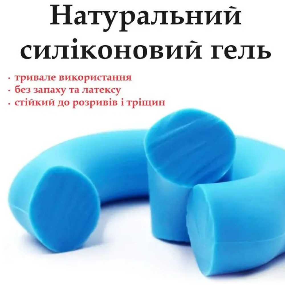 Еспандер кистьовий силіконовий PowerPlay PP-4324 Hand Grip Ring Light 15 кг Блакитний (PP_4324_15kg)