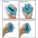 Еспандер кистьовий силіконовий PowerPlay PP-4324 Hand Grip Ring Light 15 кг Блакитний (PP_4324_15kg)