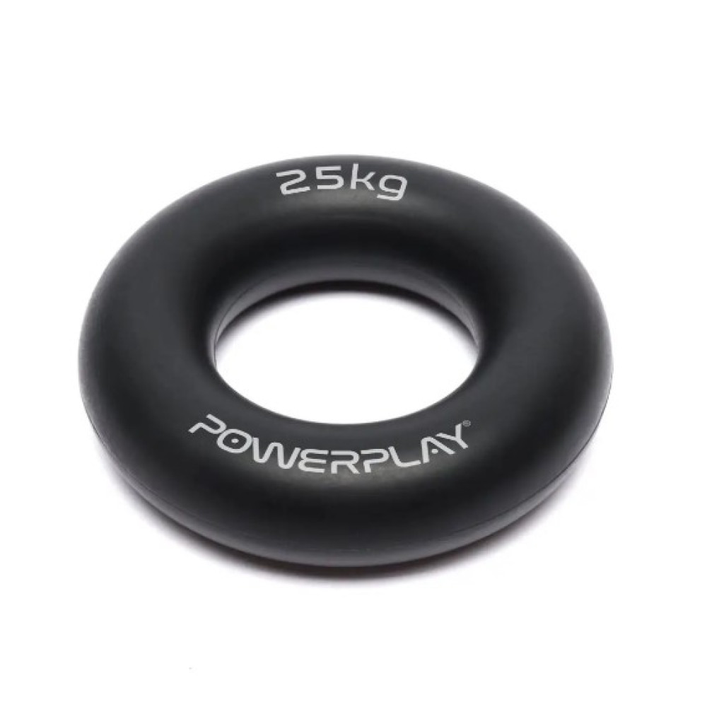 Эспандер кистевой силиконовый PowerPlay PP-4324 Hand Grip Ring Hard 25 кг Черный (PP_4324_25kg)