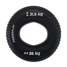 Еспандер кистьовий силіконовий PowerPlay PP-4330 Hand Grip Loops Hard 31.5-36 кг Чорний (PP_4330_Black_(31.5-36kg))