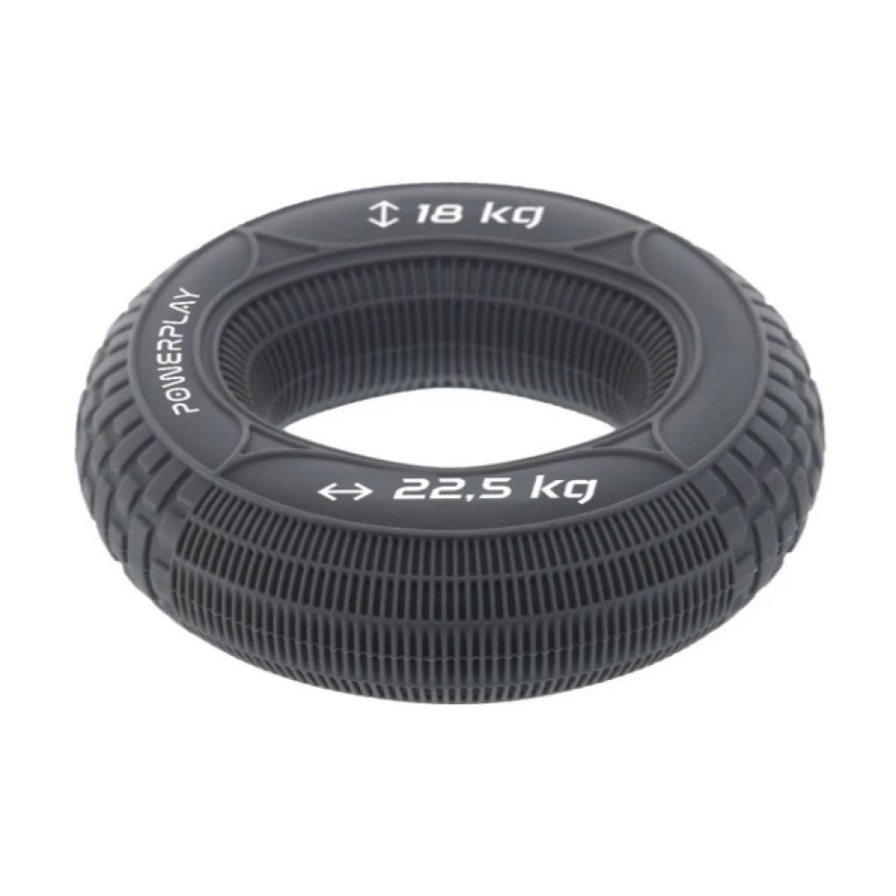 Еспандер кистьовий силіконовий PowerPlay PP-4330 Hand Grip Loops Medium 18-22,5-36 кг Сірий (PP_4330_Grey_(18-22.5kg))