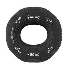 Эспандер кистевой силиконовый PowerPlay PP-4331 Hand Grip Hard 40-45-50 кг Черный (PP_4331_Black_(40-45-50))
