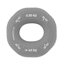 Эспандер кистевой силиконовый PowerPlay PP-4331 Hand Grip Large 30-35-40 кг Серый (PP_4331_Grey_(30-35-40))