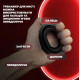 Еспандер кистьовий силіконовий PowerPlay PP-4333 Hand Grip Hard 30 кг Чорний (PP_4333_Black_30kg)