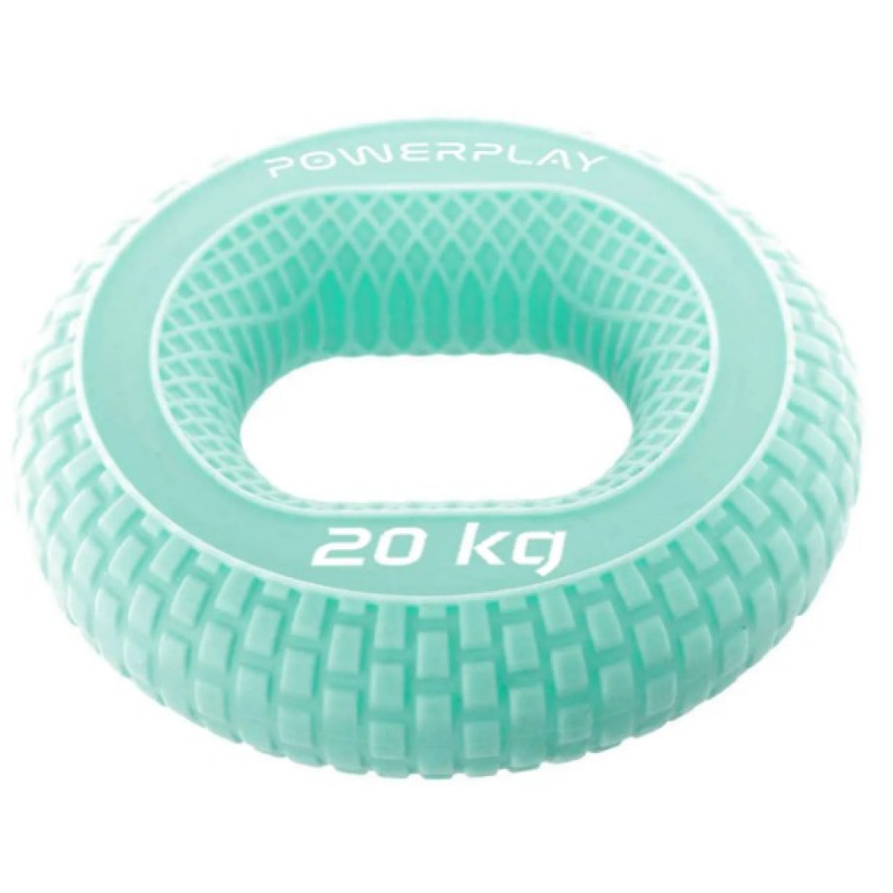 Эспандер кистевой силиконовый PowerPlay PP-4333 Hand Grip Medium 20 кг Зеленый (PP_4333_Green_20kg)