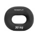 Эспандер кистевой силиконовый PowerPlay PP-4336 Hand Grip Hard 30 кг Черный (PP_4336_Black_30kg)
