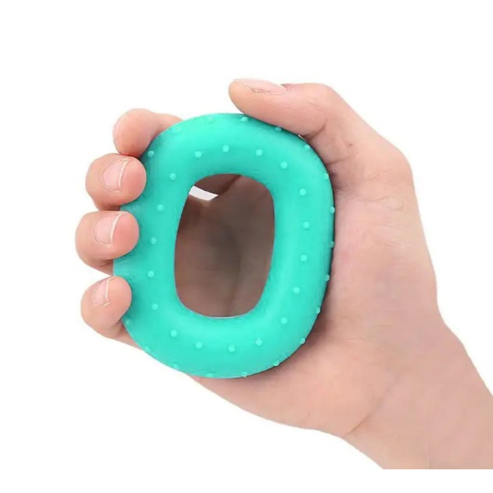 Еспандер кистьовий силіконовий PowerPlay PP-4337 Hand Grip Medium 20 кг Зелений (PP_4337_Green_20kg)