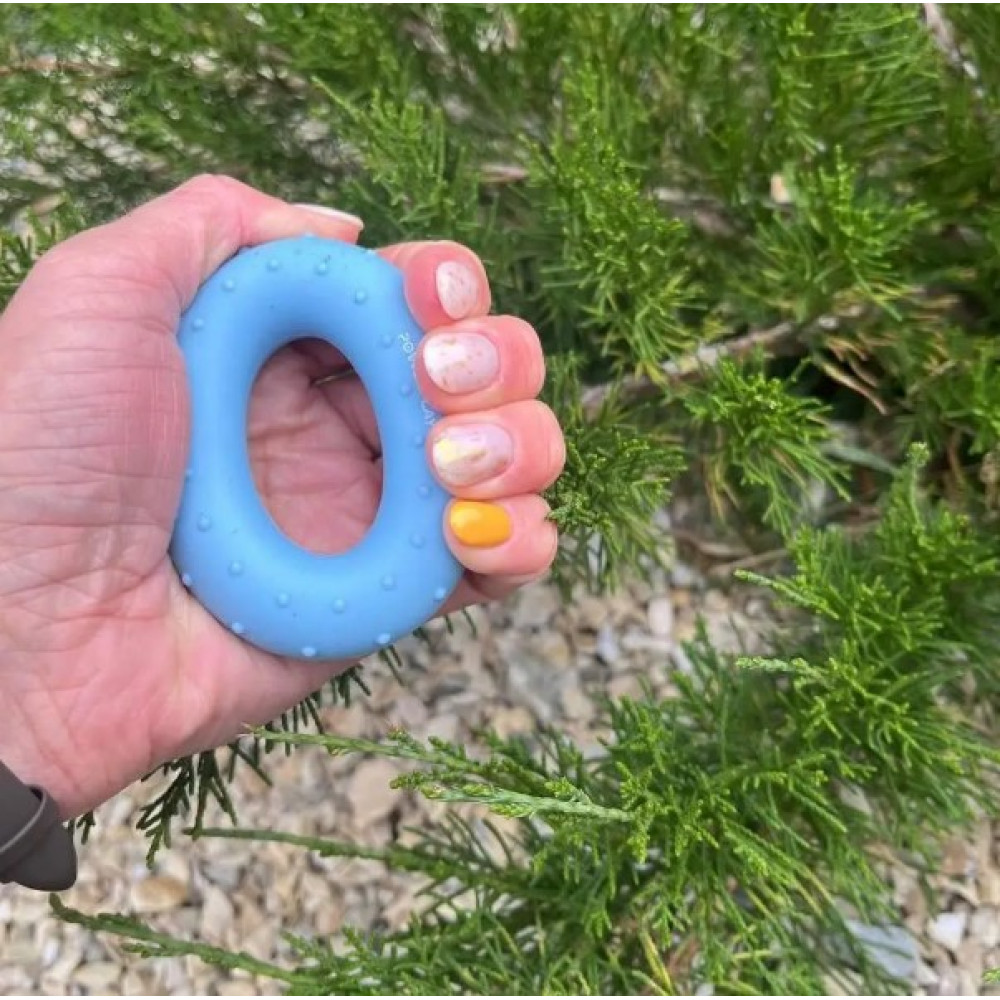 Еспандер кистьовий силіконовий PowerPlay PP-4338 Hand Grip Light 15 кг Блакитний (PP_4338_Blue_15kg)