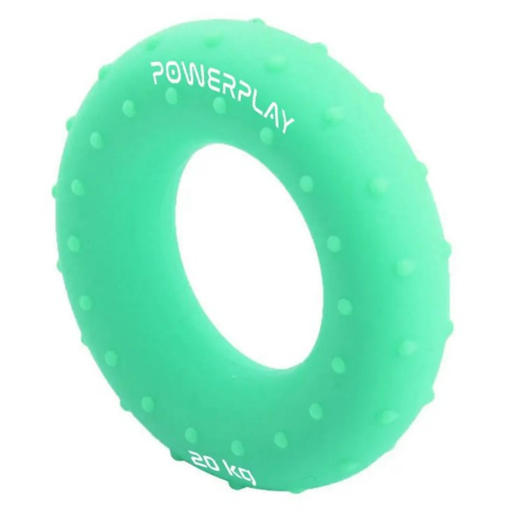 Еспандер кистьовий силіконовий PowerPlay PP-4338 Hand Grip Medium 20 кг Зелений (PP_4338_Green_20kg)