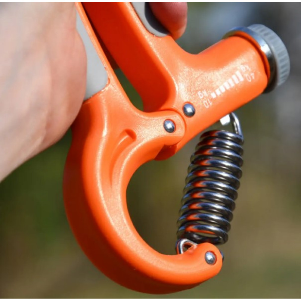Еспандер кистьовий Power System PS-4021 з регульованим навантаженням 10-40 кг Power Hand Grip Orange (PS-4021_Orange)
