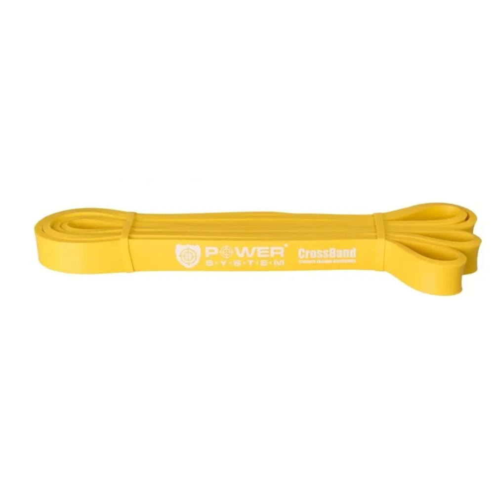 Еспандер-петля (гумка для фітнесу і кроссфіту) Power System PS-4051 CrossFit Level 1 Yellow (опір 4-25 кг) (PS-4051_Yellow)