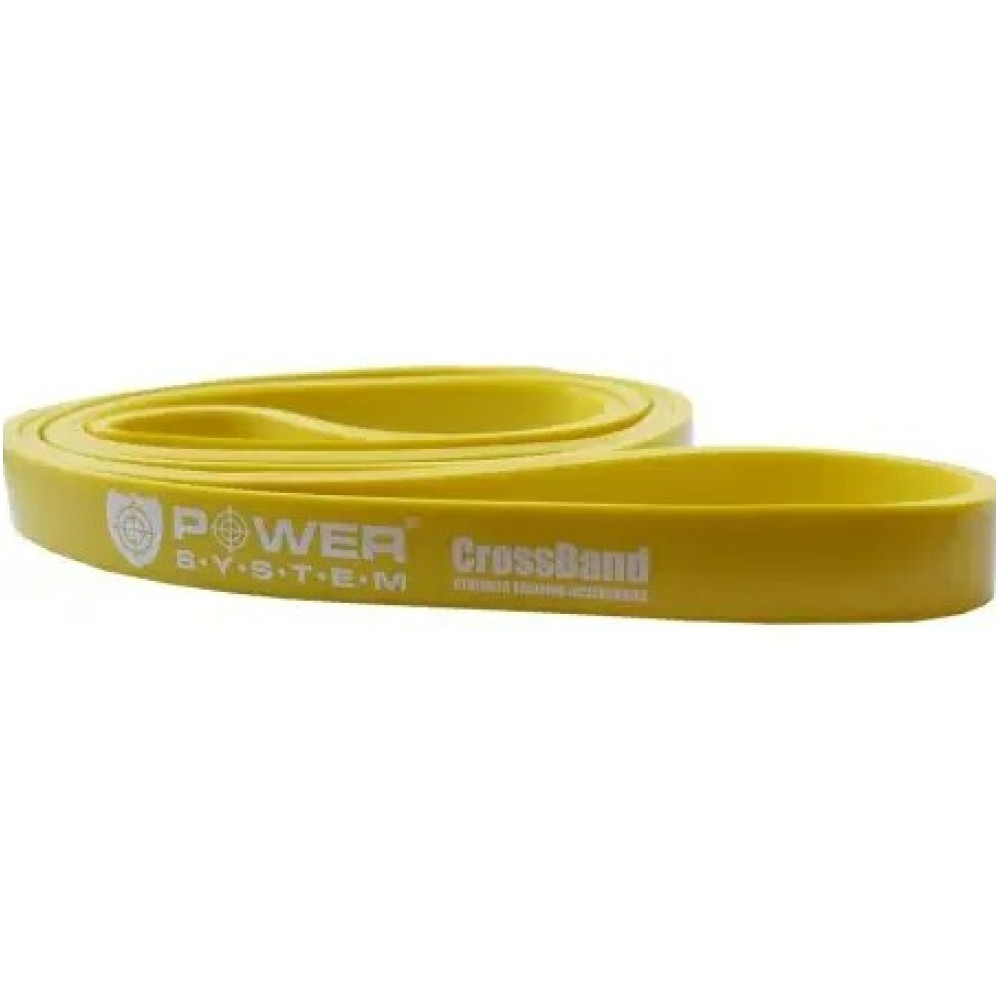 Еспандер-петля (гумка для фітнесу і кроссфіту) Power System PS-4051 CrossFit Level 1 Yellow (опір 4-25 кг) (PS-4051_Yellow)