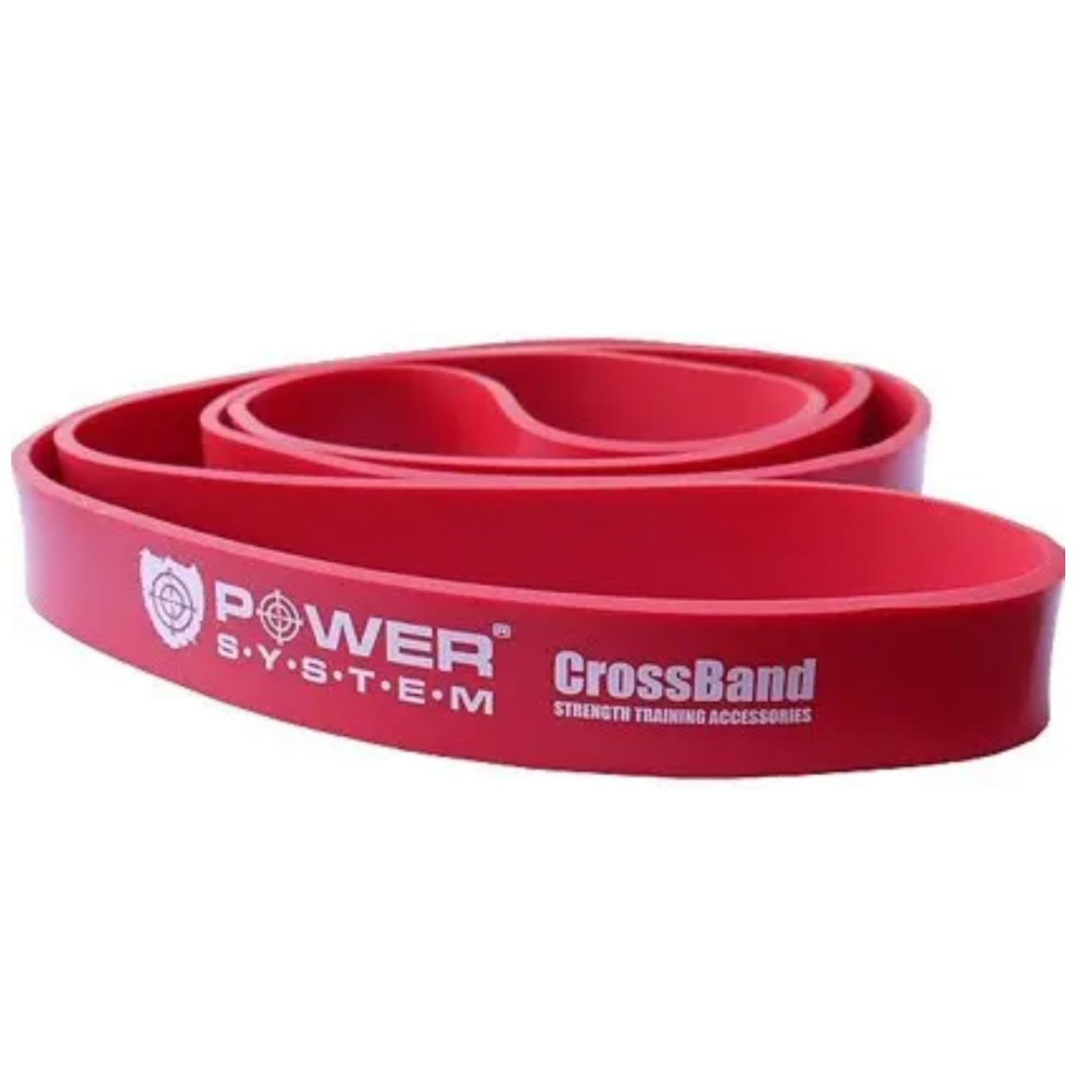Эспандер-петля (резинка для фитнеса и кроссфита) Power System PS-4053 CrossFit Level 3 Blue (сопротивление 15-40 кг) (PS-4053_Red)