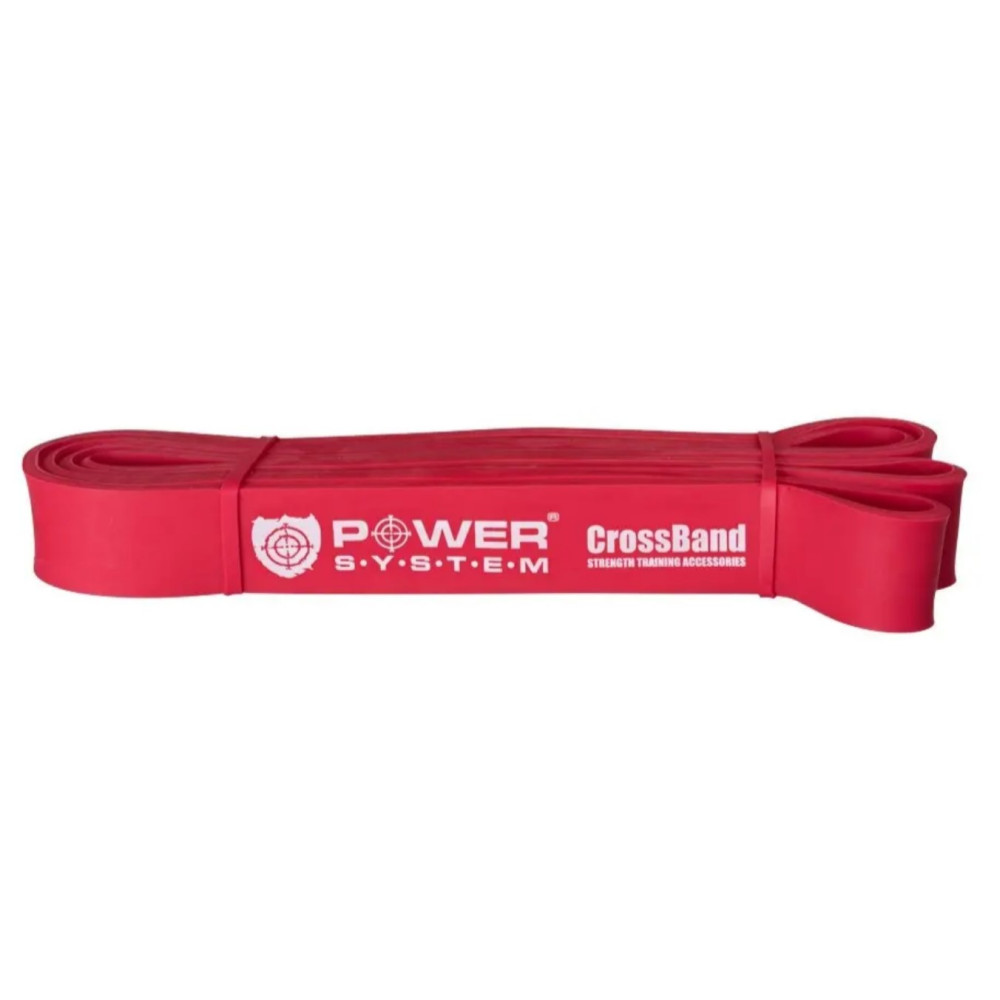 Эспандер-петля (резинка для фитнеса и кроссфита) Power System PS-4053 CrossFit Level 3 Blue (сопротивление 15-40 кг) (PS-4053_Red)