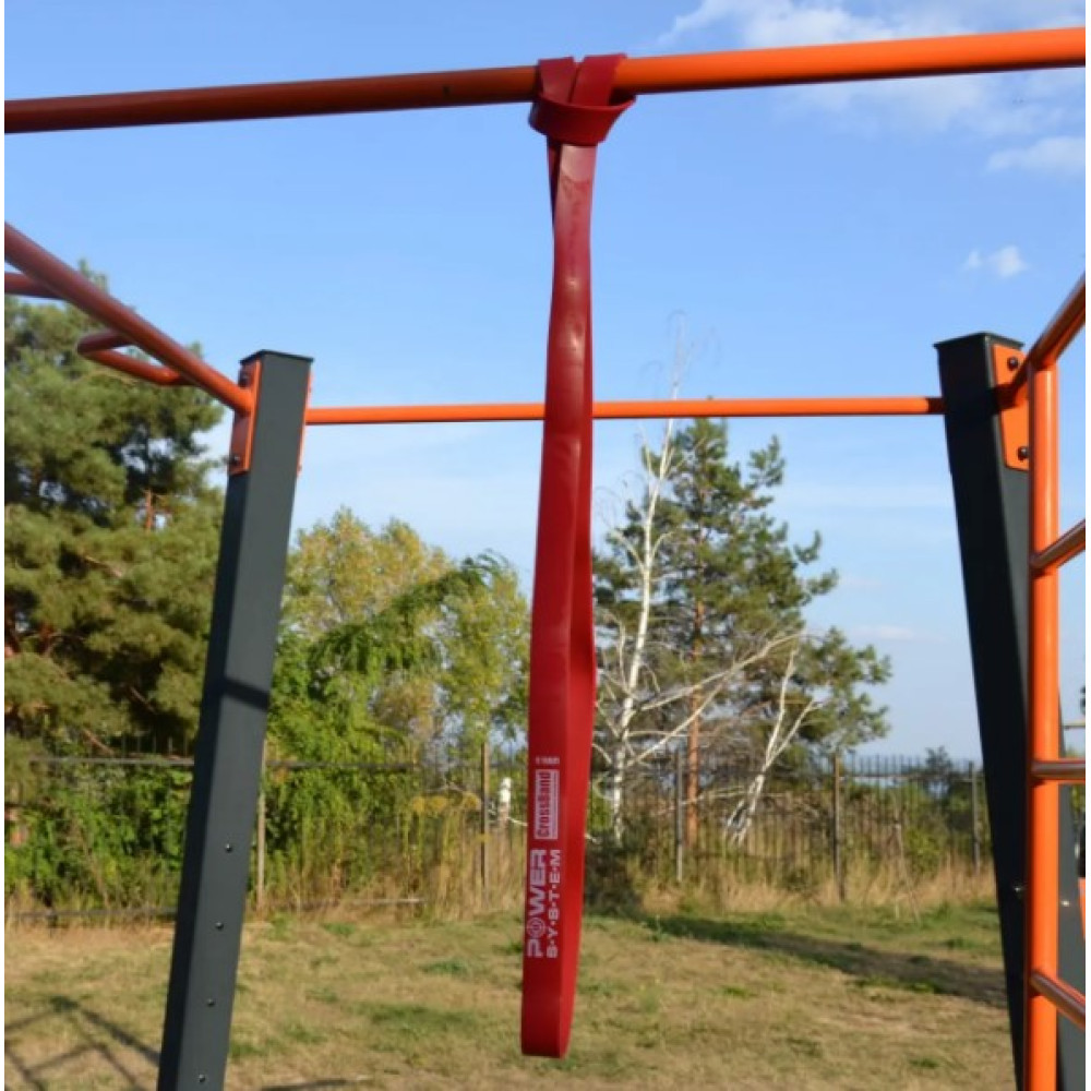 Эспандер-петля (резинка для фитнеса и кроссфита) Power System PS-4053 CrossFit Level 3 Blue (сопротивление 15-40 кг) (PS-4053_Red)