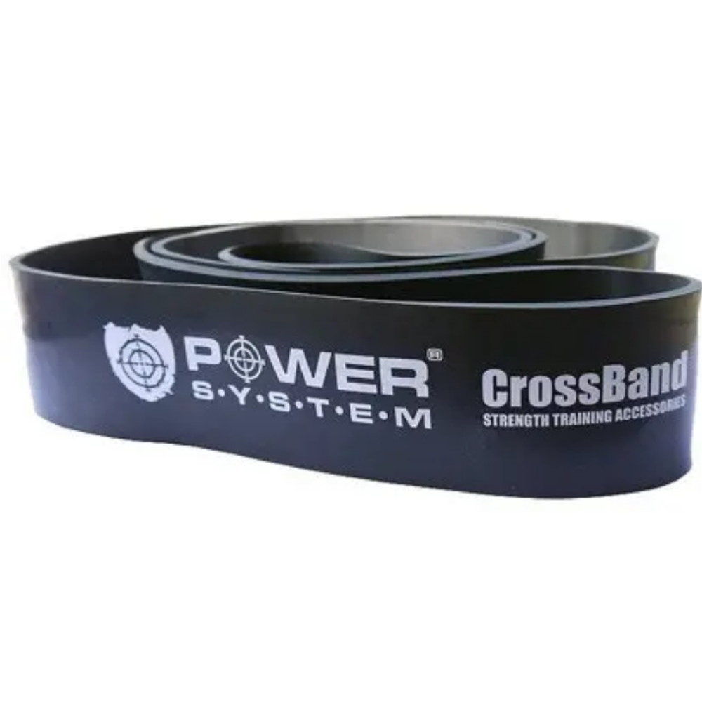 Еспандер-петля (гумка для фітнесу і кроссфіту) Power System PS-4055 CrossFit Level 5 Black (опір 25-65 кг) (PS-4055_Black)