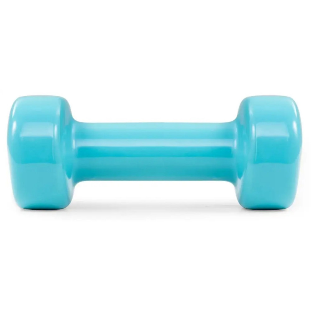 Гантелі вінілові PowerPlay 2 * 0,5 кг PP_4103 Блакитні 2 шт (PP_4103_2*0,5kg)