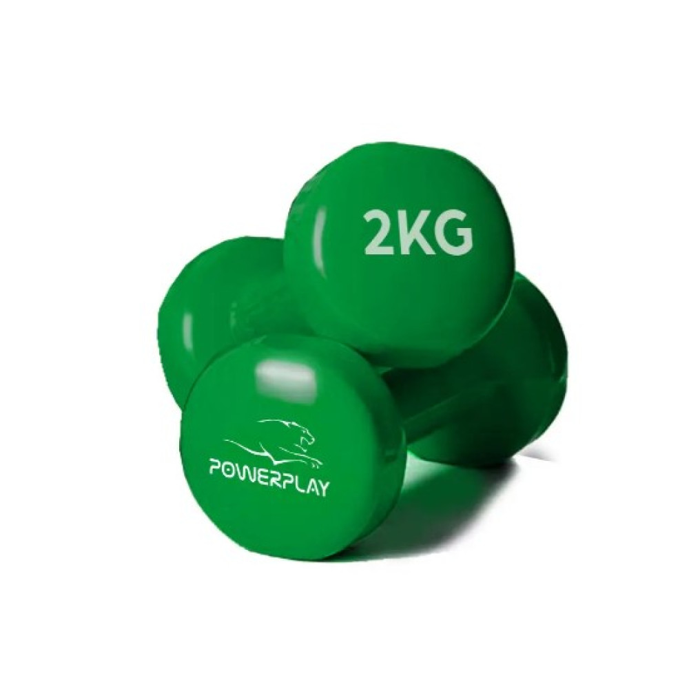 Набір гантелей в кейсі 12 кг. PowerPlay 4118 Fitness Dumbells (2 шт*1 кг, 2 шт*2 кг, 2 шт*3 кг) (PP_4118_12kg)