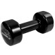 Гантель вінілова PowerPlay 1 кг PP_4121 Чорна 1 шт (PP_4121_1kg)