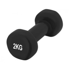Гантель виниловая PowerPlay 2 кг PP_4121 Черная 1 шт (PP_4121_2kg)
