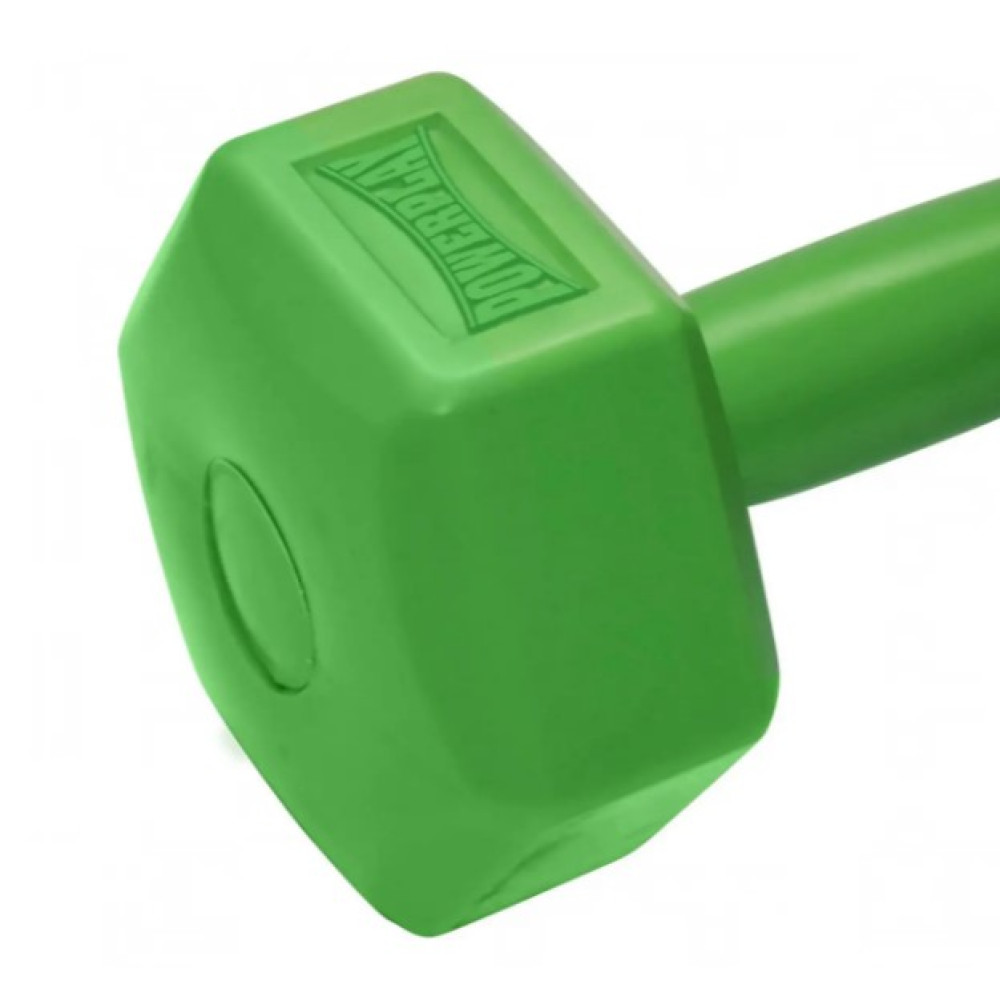 Гантель композитна PowerPlay 4124 Hercules 2 кг Зелена 1 шт (PP_4124_2kg)