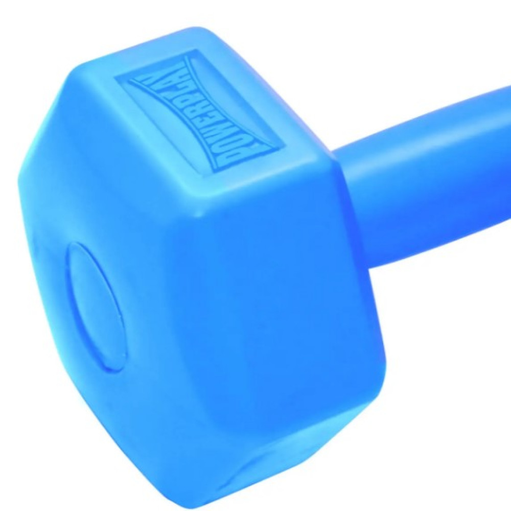 Гантель вінілова PowerPlay 1 кг PP_4103 Помаранчева 1 шт (PP_4103_1kg)